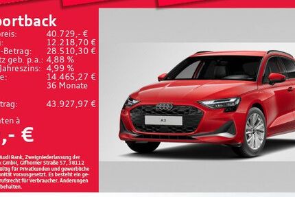 Audi A3 8.309 km 40.729 &euro; Eching 85386