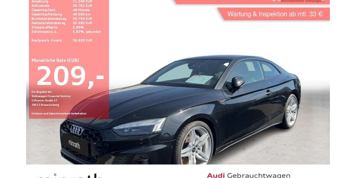 Audi A5 63.612 km 36.370 € Moers-Hülsdonk 47441