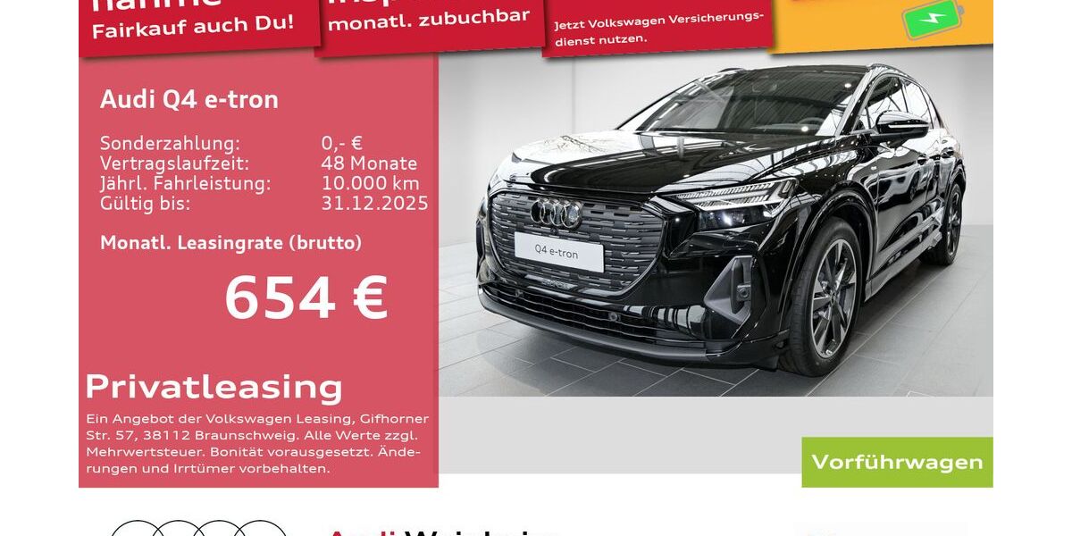 Audi Q4 e-tron 9.900 km 51.999 € Weinheim 69469