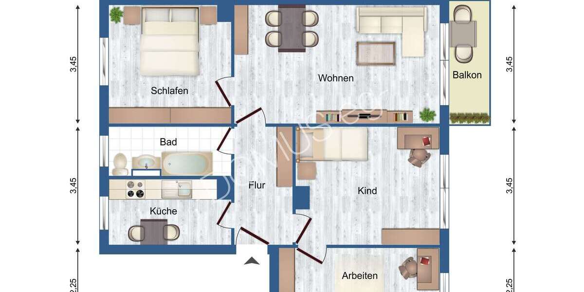 Vermietetes Mehrfamilienhaus, 24 Einheiten mit Balkonen - Mehrfamilienhaus, Wohnhaus Sachsen-Anhalt - Annaburg Annaburg | Angebot:26981009