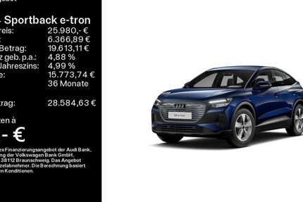 Audi Q4 e-tron 37.811 km 25.980 &euro; Haßfurt 97437
