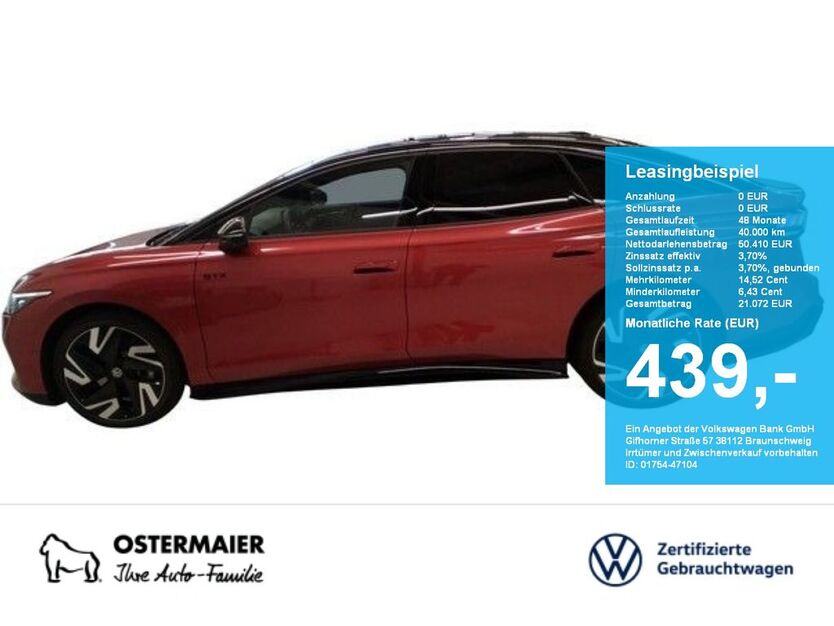 VW ID.7 15.520 km 50.410 € Vilsbiburg 84137