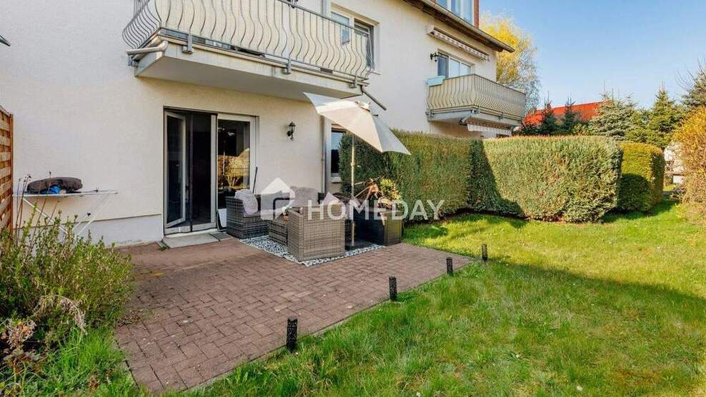 Charmante 1-Zimmer-Wohnung mit Terrasse & Stellplatz in Erfurt-Windischholzhausen 1 zimmer