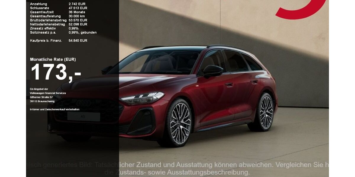 Audi A5 7.499 km 51.840 &euro; Wackersdorf 92442