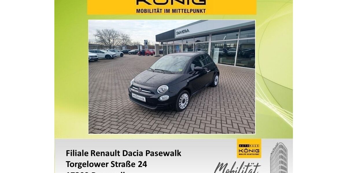 Fiat 500 22.461 km 9.998 &euro; Pasewalk 17309