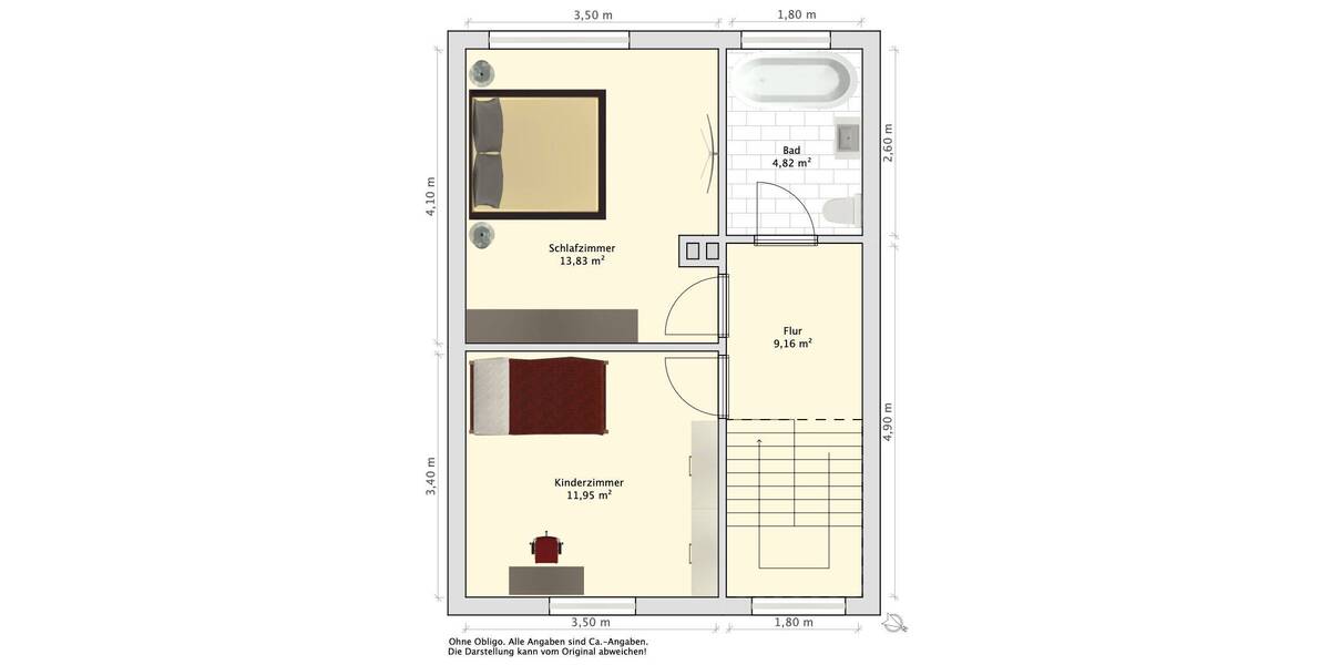 Reihenendhaus Wilhelmshaven Altengroden - 5 Zimmer, 95 m&sup2;, 219.000&euro; | Angebot:26825638