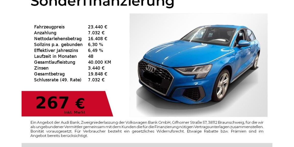 Audi A3 29.800 km 23.440 &euro; Nürnberg 90411