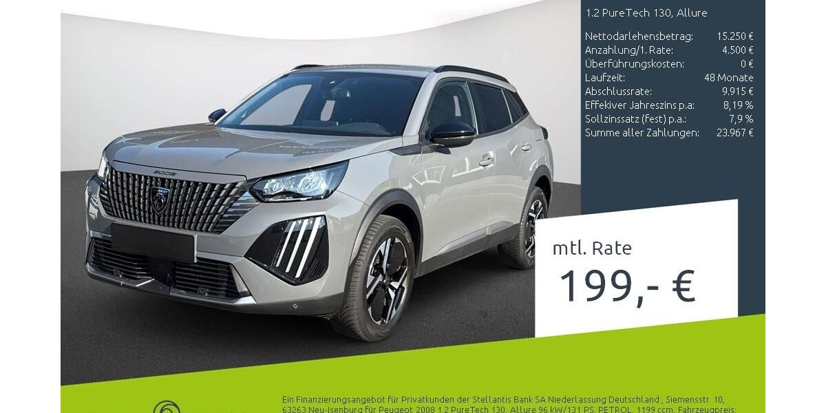 Peugeot 2008 29.990 km 19.689 &euro; Bocholt 46395