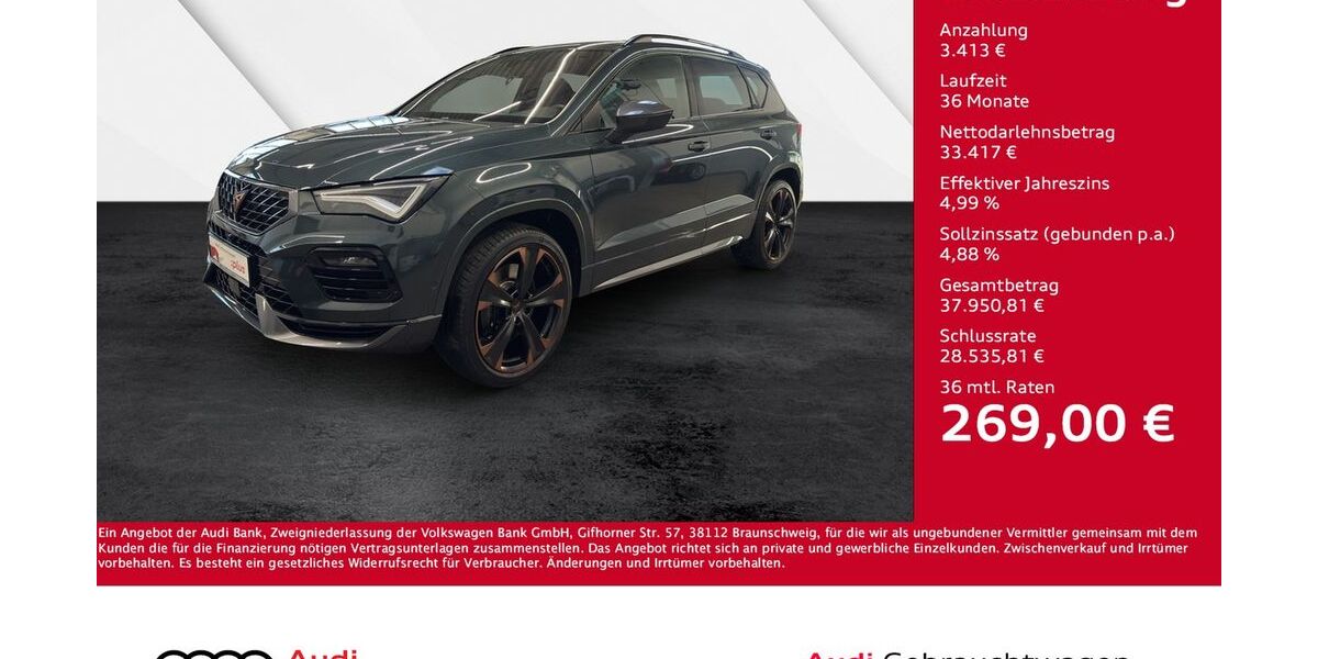 Cupra Ateca 32.175 km 36.830 &euro; Giessen 35394