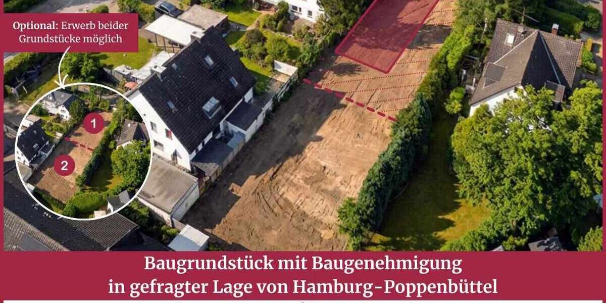 Grundstück Hamburg / Poppenbüttel Poppenbüttel - 389.000&euro; | Angebot:26684426