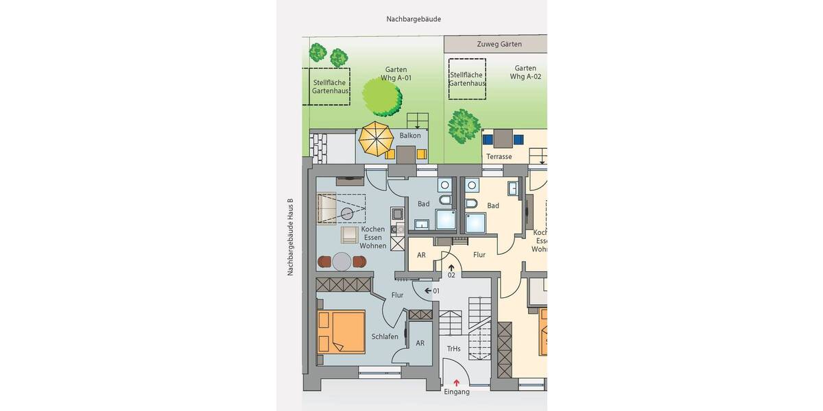 Etagenwohnung Pleinfeld Ramsberg - 2 Zimmer, 232.500&euro; | Angebot:26018275