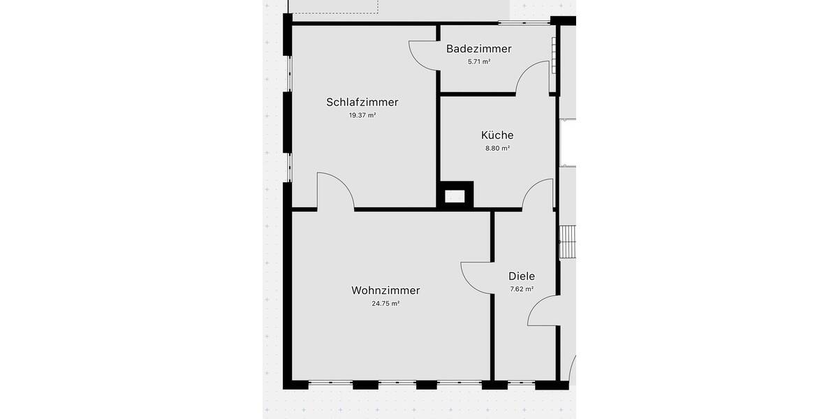 Etagenwohnung Einbeck Greene - 2 Zimmer, 66 m&sup2;, 495&euro; | Angebot:26412941
