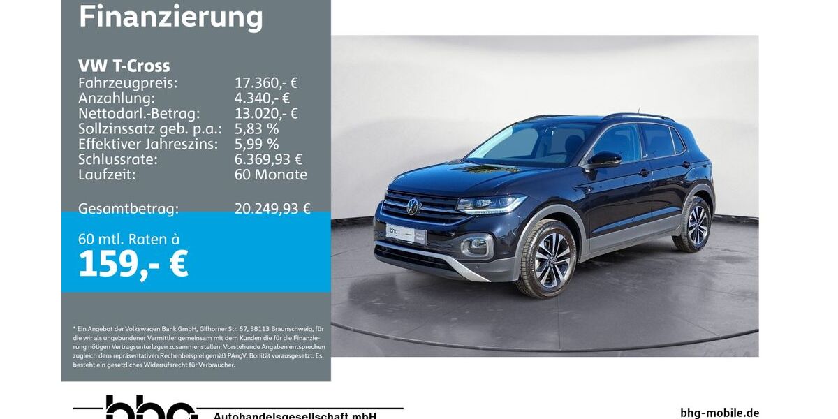 VW T-Cross 44.390 km 17.360 &euro; Kehl 77694
