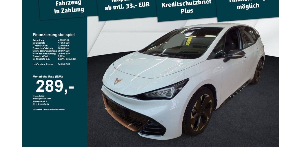 Cupra Born 14.160 km 34.690 &euro; Kaufbeuren 87600