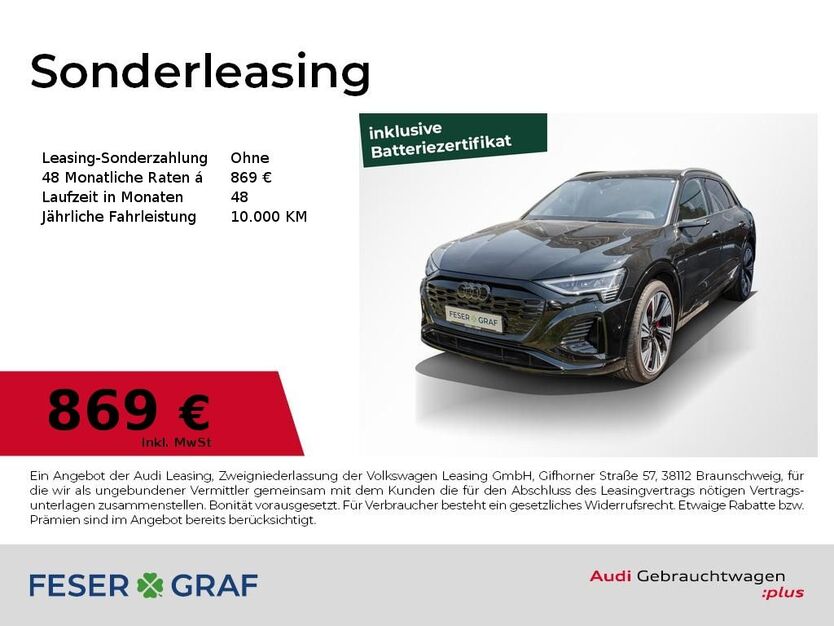 Audi Q8 e-tron 12.900 km 83.990 € Magdeburg 39126