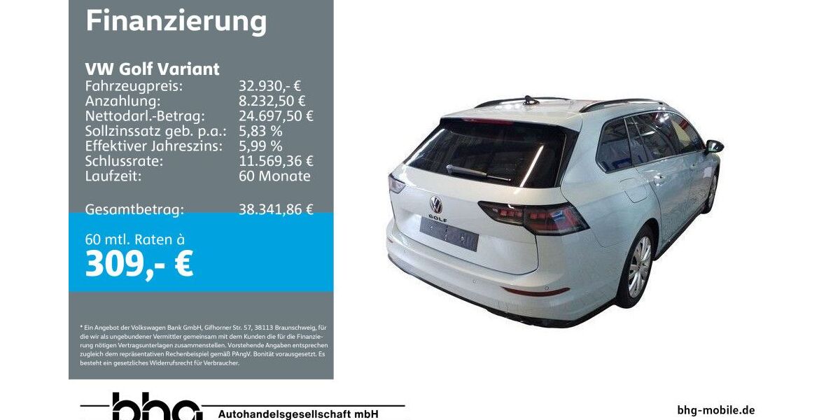 VW Golf 11.227 km 32.930 &euro; Ettlingen 76275