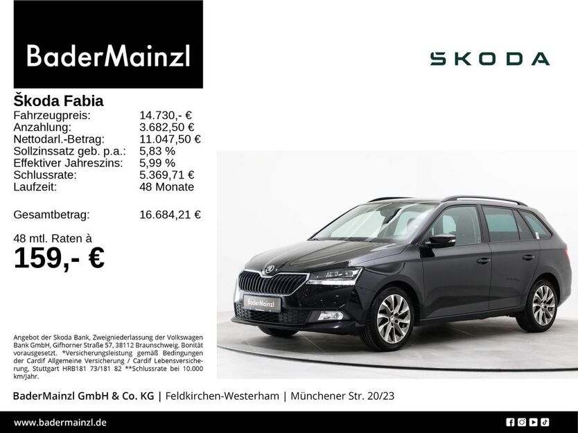 Skoda Fabia 67.018 km 14.730 € Feldkirchen/Westerham 83620