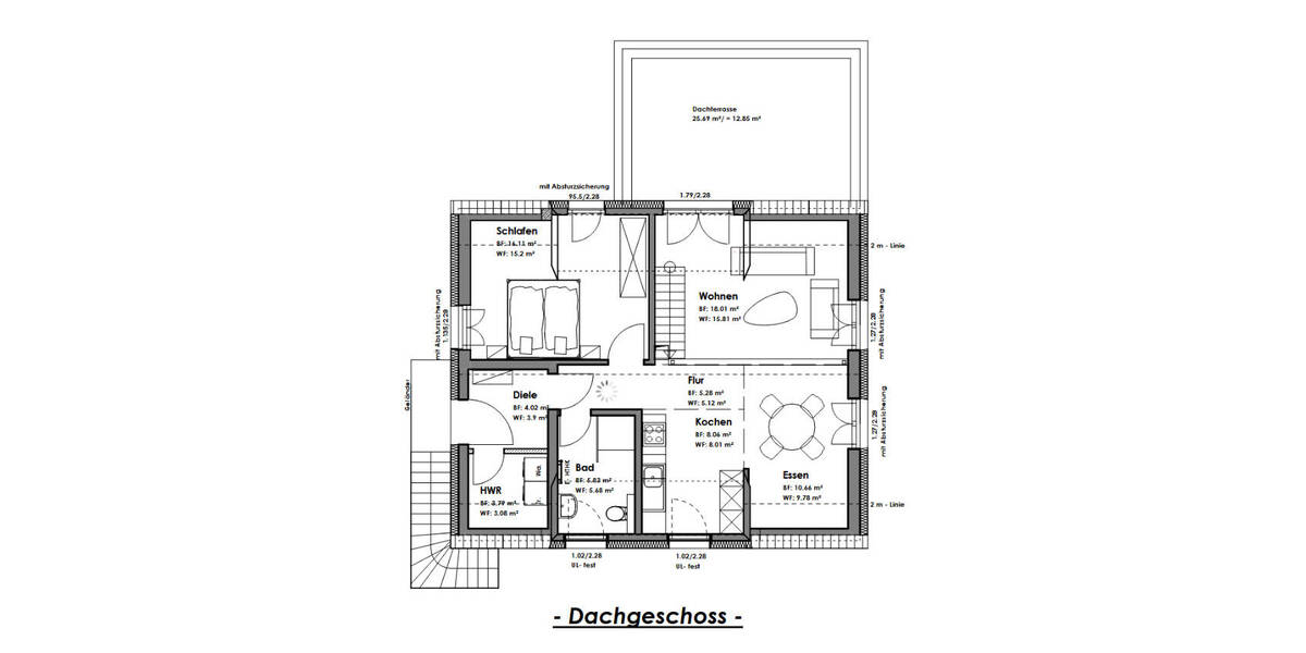 Terrassenwohnung Bad Kreuznach Bad Münster am Stein-Ebernburg - 4 Zimmer, 105 m&sup2;, 449.000&euro; | Angebot:25667074