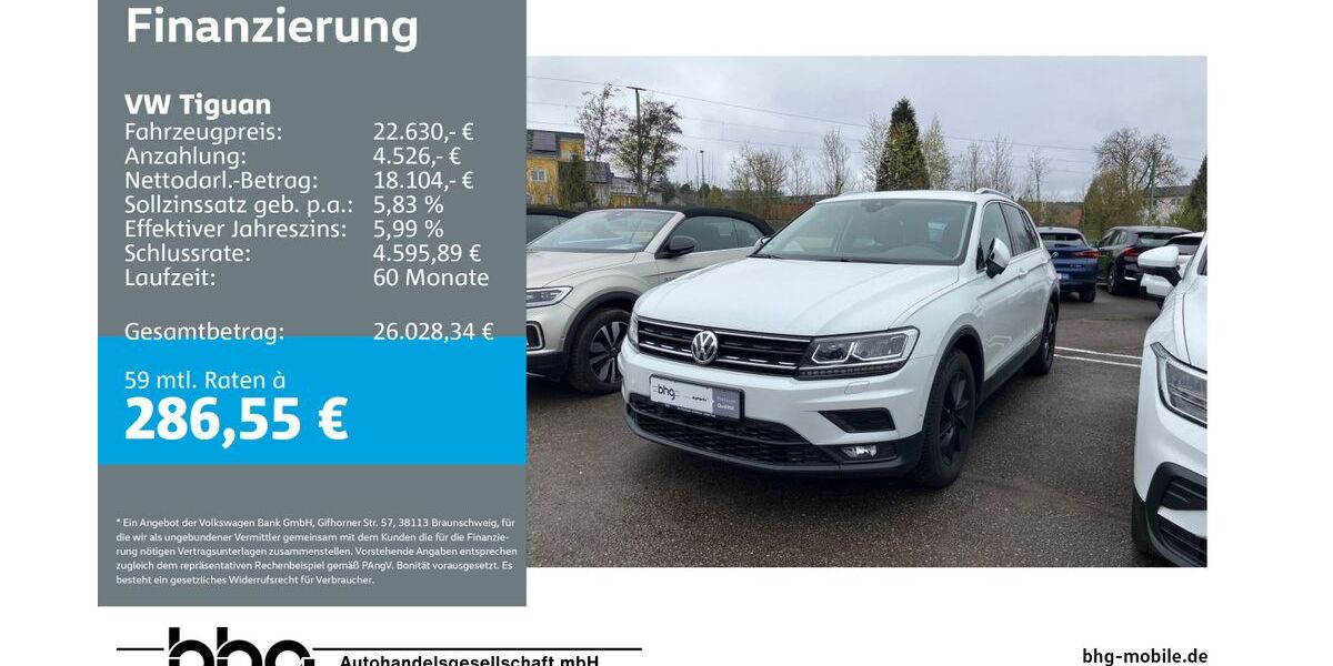 VW Tiguan 116.000 km 21.860 &euro; Freudenstadt 72250