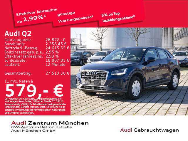 Audi Q2 36.702 km 26.872 &euro; München 80935