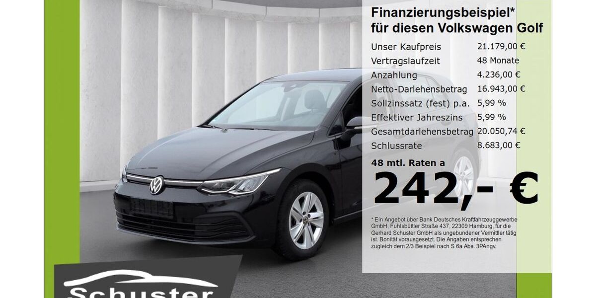 VW Golf 52.238 km 20.980 &euro; Ruhstorf 94099