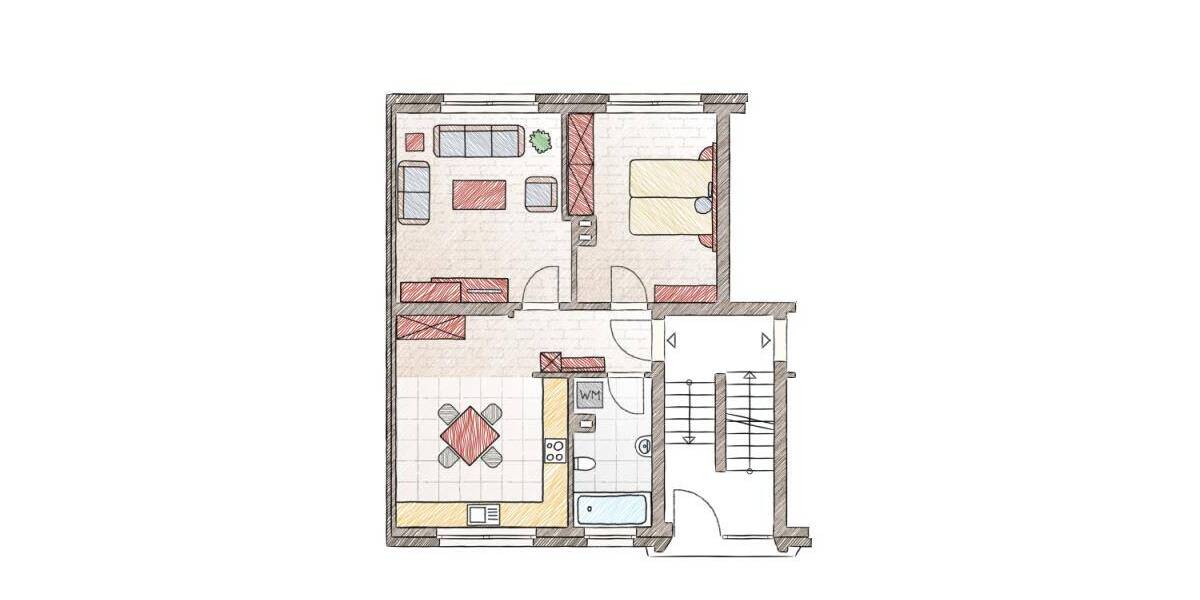 Etagenwohnung Solingen Wald - 1 Zimmer, 269 m&sup2;, 469.000&euro; | Angebot:23969412