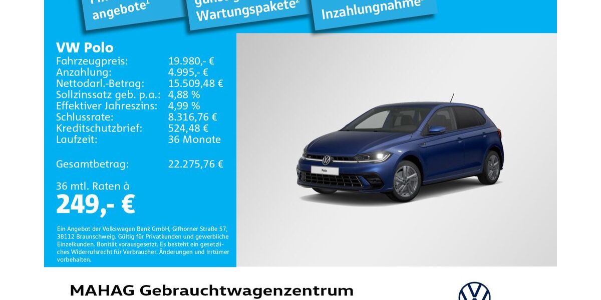 VW Polo 59.050 km 19.980 &euro; München 80935