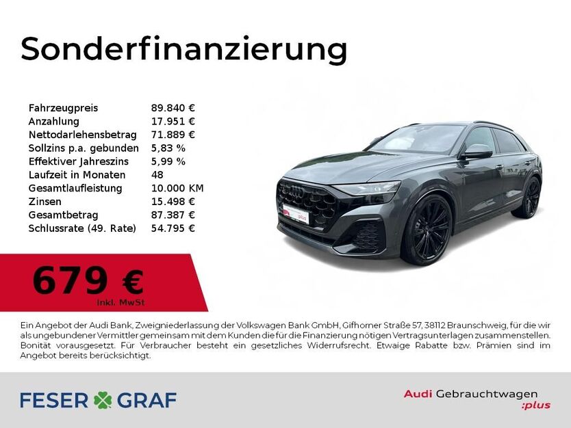 Audi Q8 31.888 km 89.840 € Dessau-Roßlau 06844