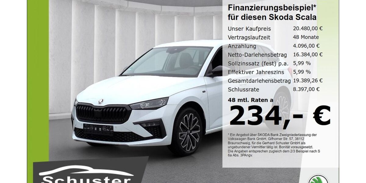 Skoda Scala 23.552 km 20.480 &euro; Ruhstorf 94099