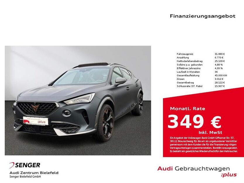 Cupra Formentor 31.211 km 31.880 € Bielefeld 33609