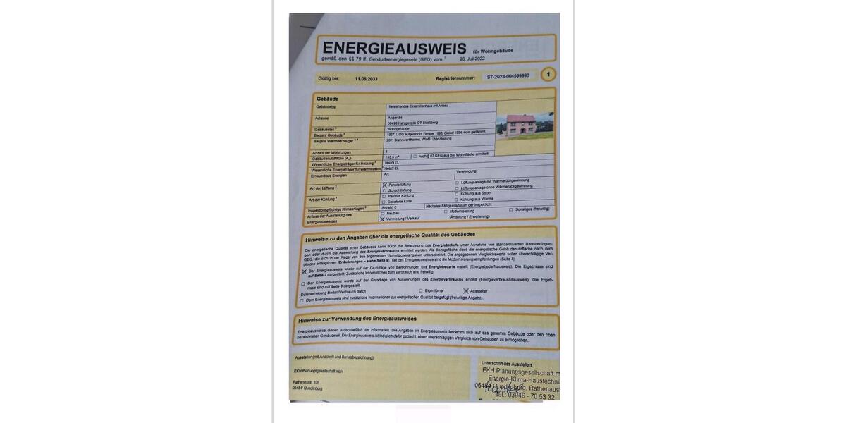 Einfamilienhaus Ballenstedt - 8 Zimmer, 120 m&sup2;, 129.000&euro; | Angebot:26407476