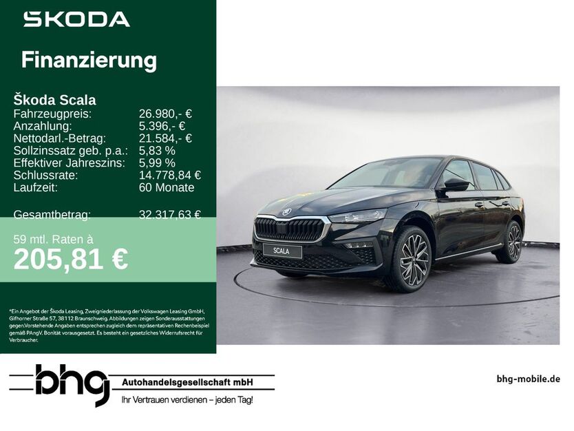 Skoda Scala 3.659 km 26.980 € Rottweil 78628