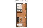 Erdgeschoßwohnung Kassel - 1 Zimmer, 21 m&sup2;, 59.950&euro; | Angebot:27084484