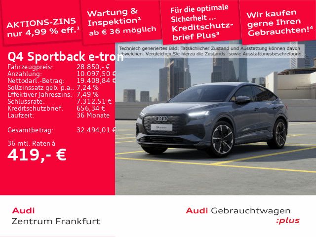 Audi Q4 e-tron 30.908 km 28.850 € Frankfurt am Main 60314