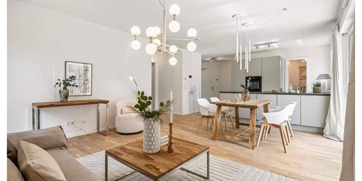 Terrassenwohnung Wiesbaden Biebrich - 4 Zimmer, 100 m&sup2;, 665.000&euro; | Angebot:25685027