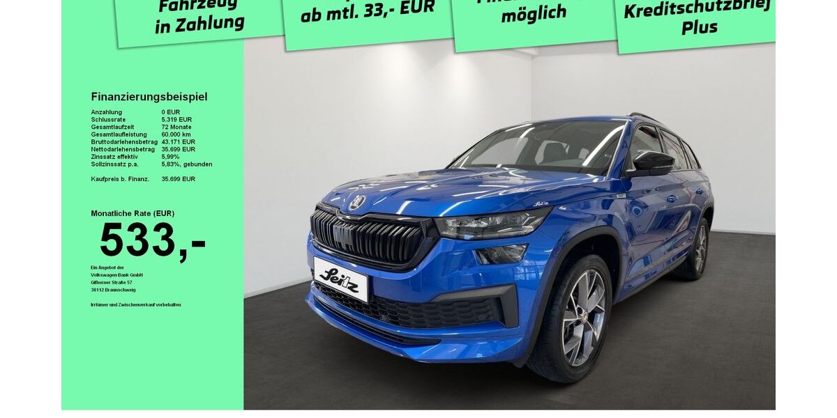 Skoda Kodiaq 69.070 km 35.699 &euro; Immenstadt 87509