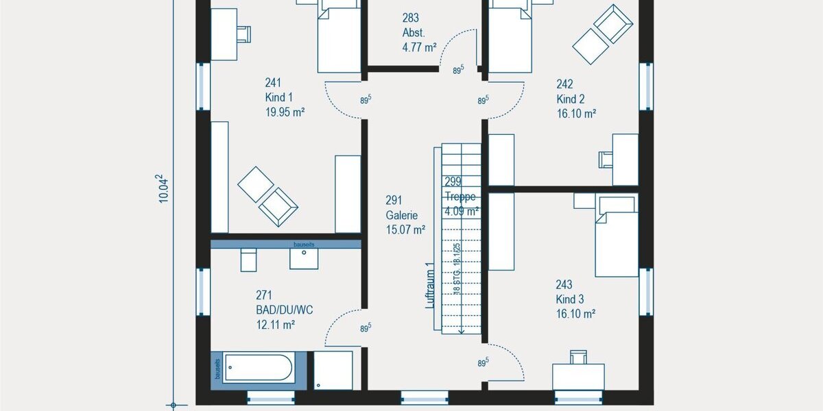 Modernes Einfamilienhaus mit Dachterrasse im Neubaugebiet von Seligenstadt - malerfertig augebaut - Einfamilienhaus Seligenstadt | Angebot:27284933