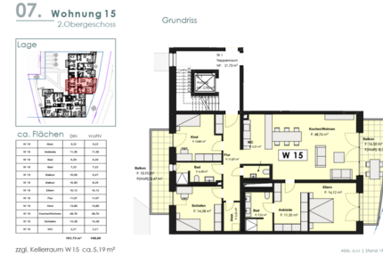 Großzügige helle Wohnung im KFW 40 Sparhaus Trier mit Top Verkehranbindung Luxemburg - Wohnung Trier Feyen-Weismark | Angebot:26373076