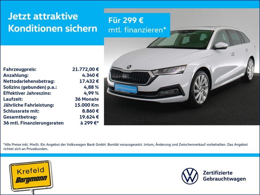 Skoda Octavia 107.296 km 21.772 € Krefeld 47803