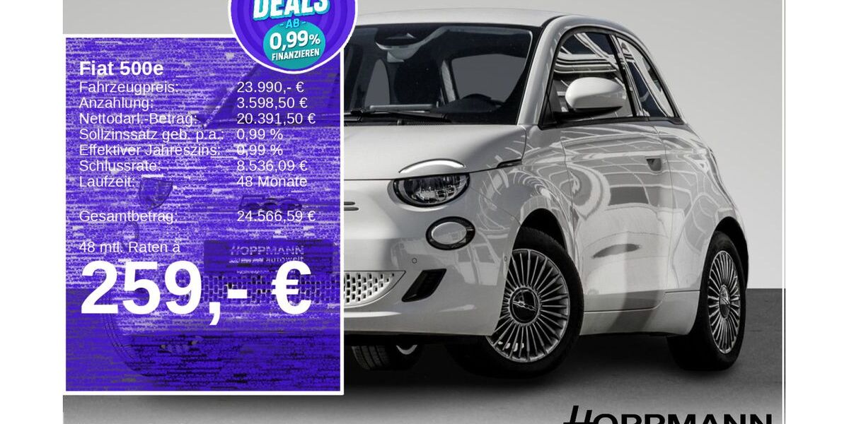 Fiat 500e 14.178 km 23.990 &euro; Siegen 57072