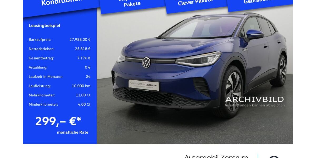 VW ID.4 35.665 km 27.988 &euro; Leverkusen 51379