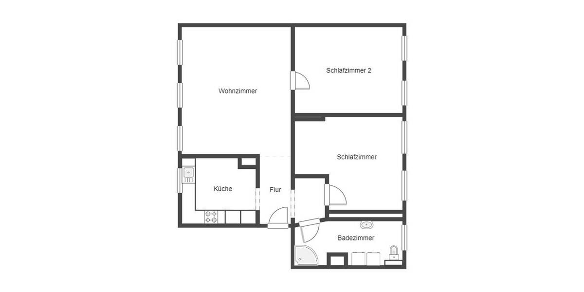 Etagenwohnung Peenemünde - 3 Zimmer, 76 m&sup2;, 130.000&euro; | Angebot:26344656