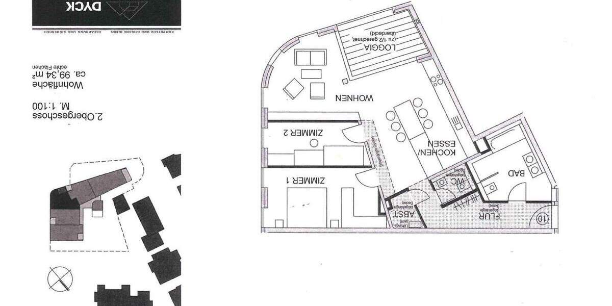 Etagenwohnung Kirchheim unter Teck Kirchheim - 3 Zimmer, 99 m&sup2;, 1.350&euro; | Angebot:25606960