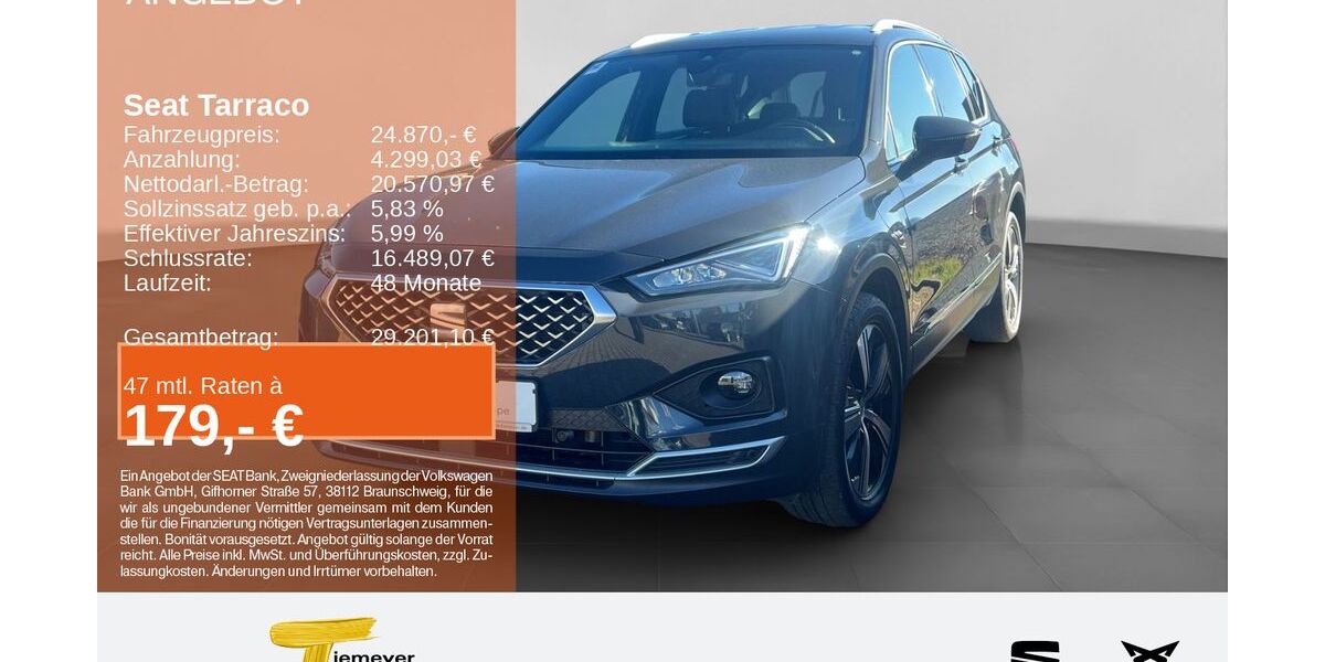 Seat Tarraco 92.633 km 24.870 &euro; Recklinghausen 45663