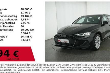 Audi A3 9.000 km 28.880 &euro; Nürnberg 90441