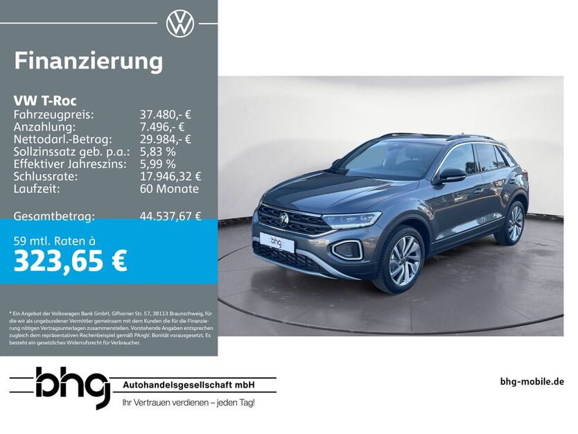 VW T-Roc 3.549 km 37.480 € Tübingen 72072