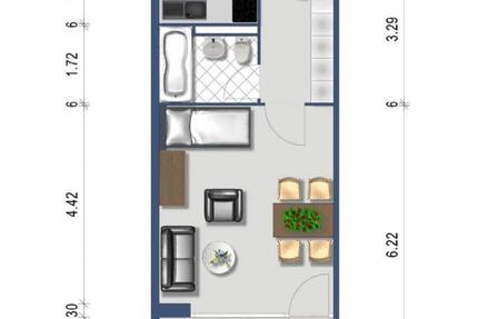 1-Zimmerwohnung mit Loggia in Bischofsgrün – Mietkauf ab 740 €M