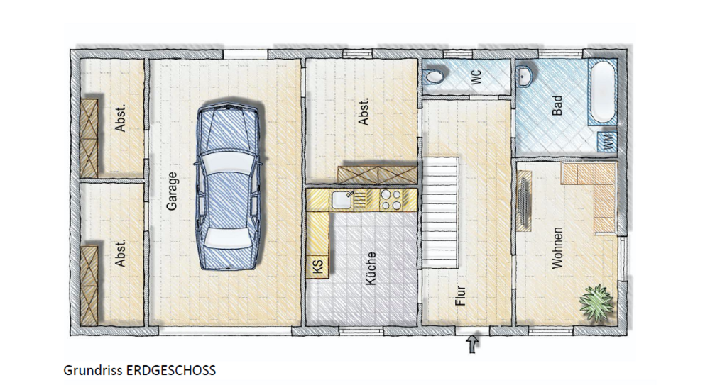 Einfamilienhaus Warthausen - 5 Zimmer, 105 m&sup2;, 250.000&euro; | Angebot:23059134