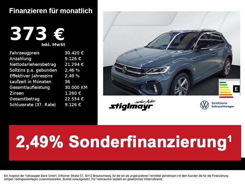 VW T-Roc 24.677 km 30.420 € Pfaffenhofen/Ilm 85276