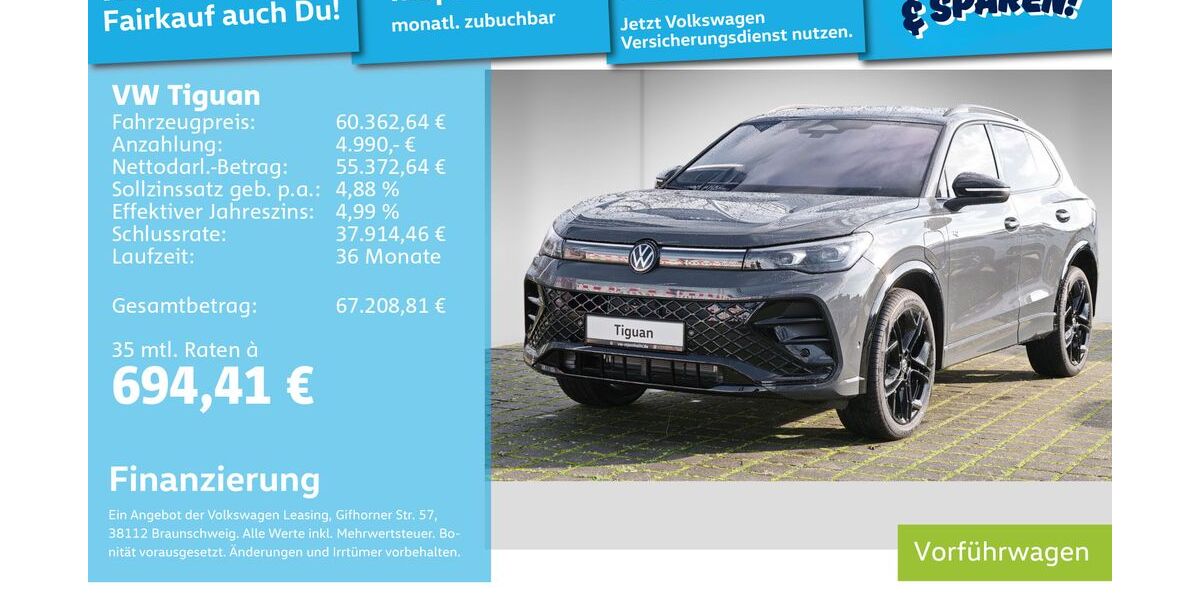 VW Tiguan 9.900 km 58.041 &euro; Mannheim 68309